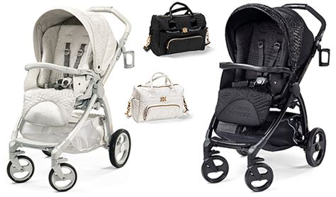 versace book plus stroller|Versace baby pram.